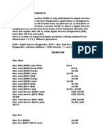 Apple Service Diagnostic Index