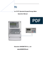 11.3 Three-Phase CTPT Operated Keypad Energy Meter