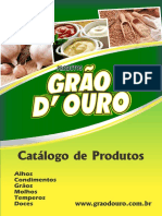 Catálogo de Produtos. Alhos Condimentos Grãos Molhos Temperos Doces.