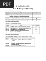 8 M. Sc. II Inorganic Chemistry