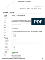 Assignment-10question and Solution