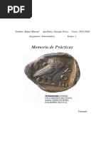 Diario de Practicas Numismatica