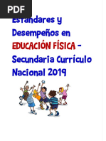 SECUNDARIA-Estándares y Desempeños en EDUCACIÓN FÍSICA 1°