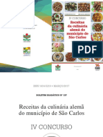 Receitas Da Culinária Alemã Do Município de São Carlos Epagri 2015