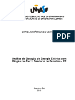 Geração de Energia Elétrica Com Biogás de Aterro Sanitário em Petrolina - PE