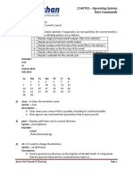 Operating System Unix Commands: (Asst. Prof. Umesh H. Thoriya)