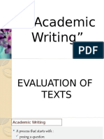 Academic Writing