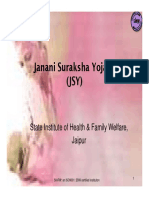 Janani Suraksha Yojana (JSY) (J) : State Institute of Health & Family Welfare, Jaipur