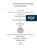 RTL Design of OFDM Based Ultra-Wide Band Radar Transceiver - Thesis