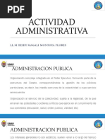 Actividad Adminsitrativa