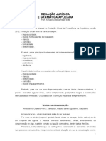 Redação Jurídica E Gramática Aplicada: Teoria Da Comunicação