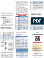 TRIPTICO de Divisibilidad