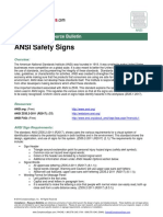 Ansi Safety Sign