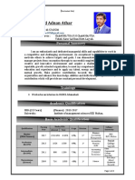 Muhammad Adnan Athar: Personal Summery