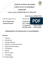 Enhancement of Heat Transfer Coefficient of An Automobile Radiator Using Al O Nanofluid As A Coolant