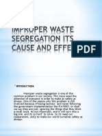 Improper Waste Segregation Its Cause and Effects