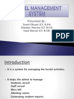 Hostel Managment System