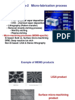 Chapter Extra-2 Micro-Fabrication Process