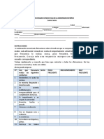 Lista de Chequeo Conductual de La Agresividad en Niños