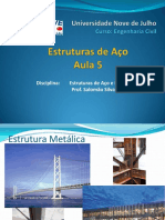 Estrutura de Aço Aula 5 - Engenharia Civil