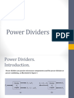 Power Dividers