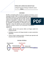 Dogma Central de La Biologia Molecular