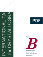 Uri Shmueli - International Tables For Crystallography, Vol.b - Reciprocal Space (2001, Springer)