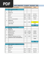 Rate Analysis As Percurrent Rates