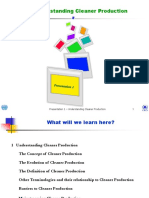 Presentation 1 - Understanding Cleaner Production 1