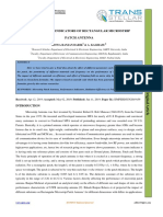 Performance Indicators of Rectangular Microstrip Patch Antenna