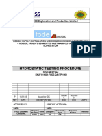 Ekulama1 Hydrostatic Testing Procedure - Rev 2