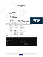 Oracle Lab Exercise SQL: Practice 1