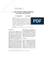 Diesel Engine Turbochargers: Analysis and Testing: C.C. Boricean