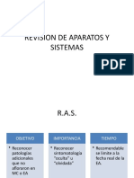 Revision de Aparatos y Sistemas