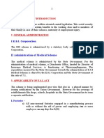 II Administration of Medical Scheme: 1. Esi Act - A Brief Introduction