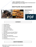 Canteen Food Waste Management: Presented by