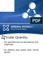 General Physics 1: Vectors and Vector Addition