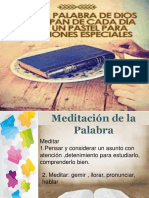 Meditacion de La PALABRA CLASE DOMINICAL