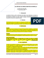 Confirmación Ensayo de Granulometría de La Granalla