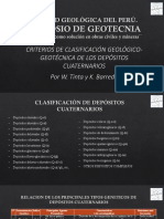 24abr 1. Ponencia Walter Tinta Criterios de Clasificación Depósitos Cuaternarios