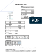 Material: Member Name: Pedestal Footing 1