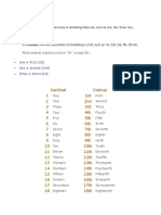 Cardinal and Ordinal Numbers