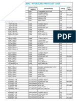 Hydraulic Shoe Parts