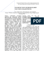 Non Invasive Detection of Anaemia