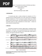 Análise Formal Sobre o 1º Movimento Do Concerto em Dó Maior para Oboé e Coras