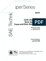 Cyclic Dispersion - Some Quantitative Cause-and-Effect Relationships