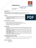 DR CVS Subrahmanyam Faculty Profile 2019 PDF