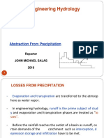 Engineering Hydrology: Abstraction From Precipitation