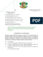 Décret N° 96-894 Du 8 Novembre 1996 Déterminant Les Règles Et Procédures Applicables Aux Études Relatives À L'impact Environnemental Des Projets