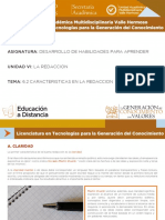 6.2 Caracteristicas en La Redaccion - Final